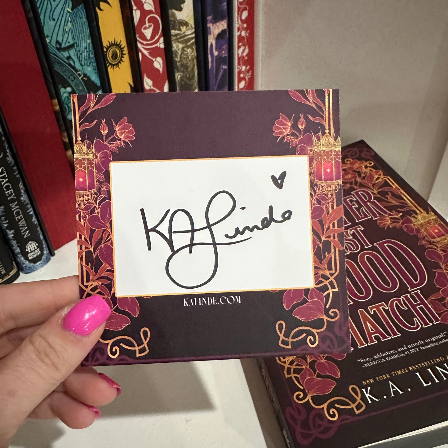 The Monster and the Last Blood Match Bookplate