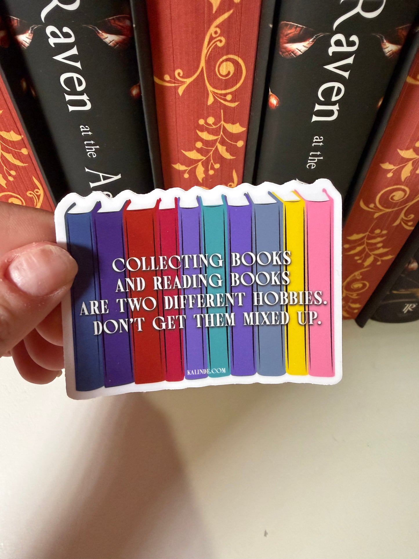 Collecting Books Sticker
