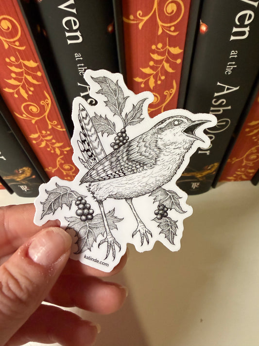 Wren Art Sticker