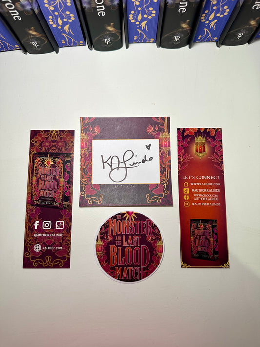 The Monster and the Last Blood Match Swag Pack