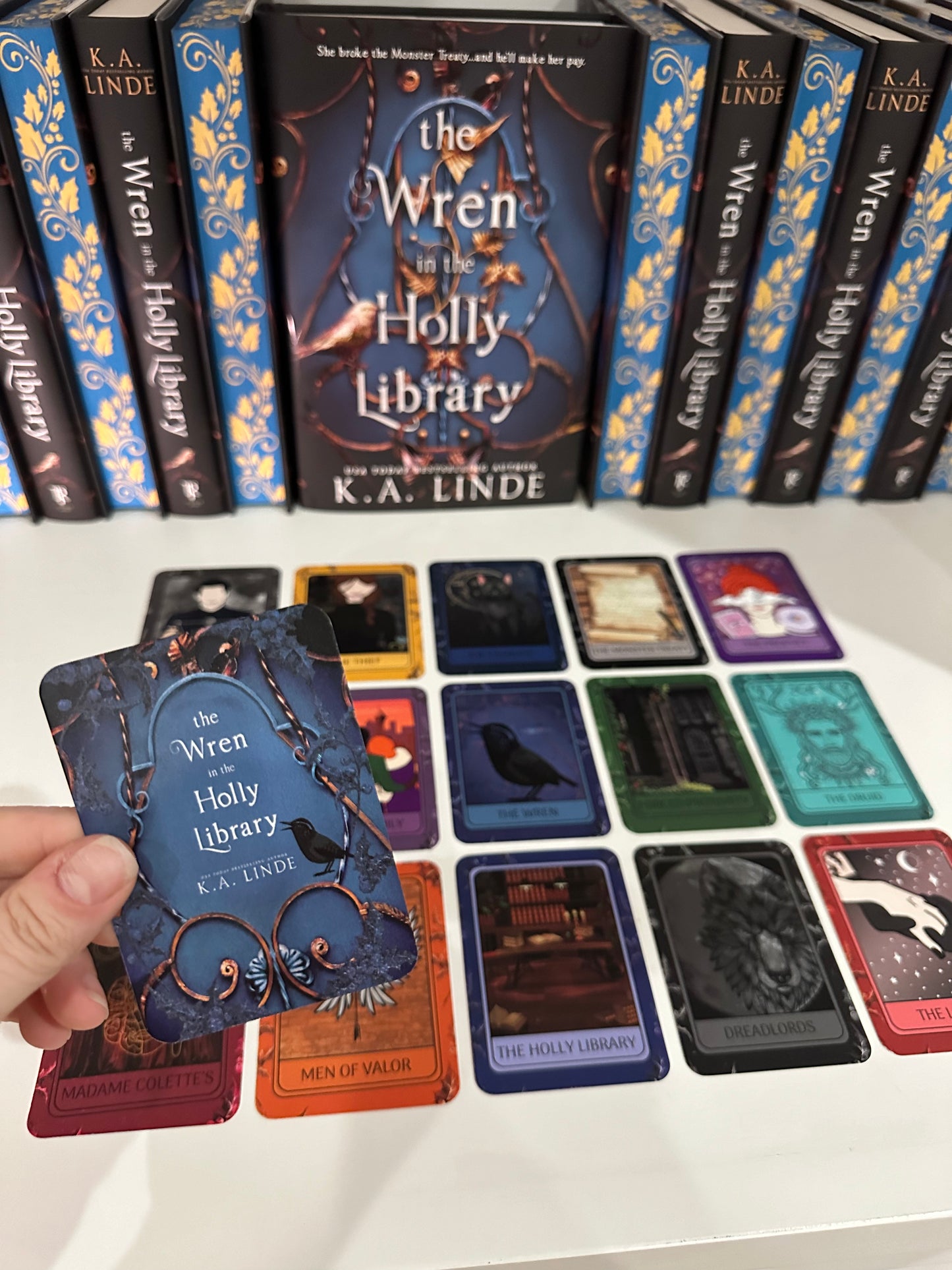 The Wren in the Holly Library Tarot Swag Pack with bookplate