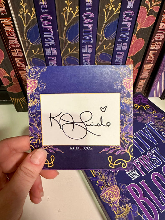 The Captive and the First Blood Game Bookplate